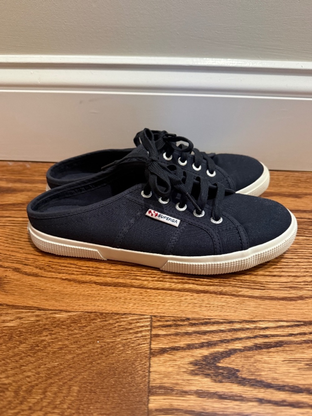 Navy Canvas Sneakers